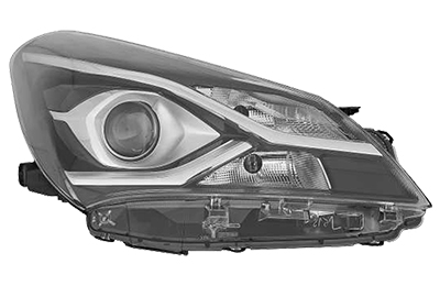 VAN WEZEL Forlygte 5344964 HIR2 højre for TOYOTA