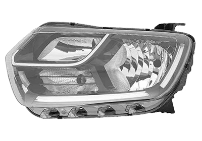VAN WEZEL Forlygte 1557961 LED venstre for RENAULT