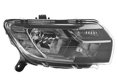 VAN WEZEL Forlygte 1520962 H7/H7 højre for DACIA