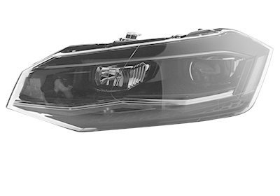 VAN WEZEL Forlygte 5751983v LED venstre for VW