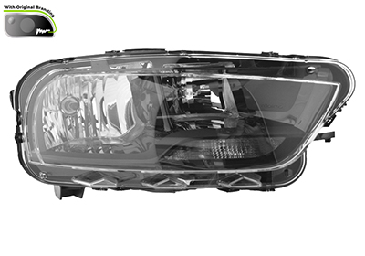 VAN WEZEL Forlygte 0959962v H7/H1 højre for CITROËN
