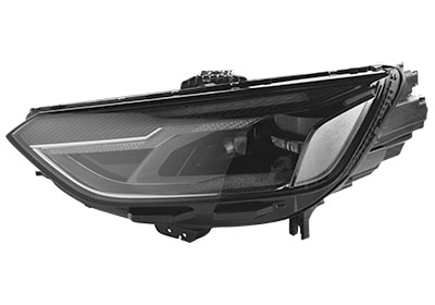 VAN WEZEL Forlygte 0393963m PWY24W venstre for AUDI