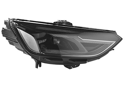 VAN WEZEL Forlygte 0393964m PWY24W højre for AUDI