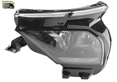VAN WEZEL Forlygte 0989961v H7/H7 venstre for CITROËN