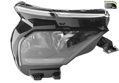VAN WEZEL Forlygte 0989962v H7/H7 højre for CITROËN