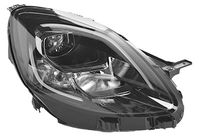 VAN WEZEL Forlygte 1853962v LED højre for FORD