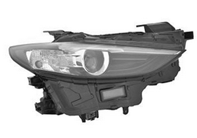 VAN WEZEL Forlygte 2705962 højre for MAZDA