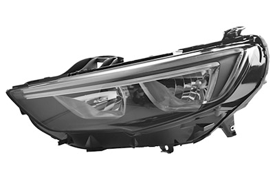 VAN WEZEL Forlygte 3854961 H7/H7 venstre for OPEL
