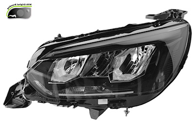 VAN WEZEL Forlygte 4043965v LED venstre for PEUGEOT