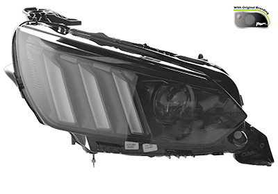 VAN WEZEL Forlygte 4043986v LED højre for PEUGEOT