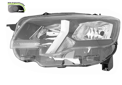 VAN WEZEL Forlygte 4091961v W21/5W venstre for PEUGEOT