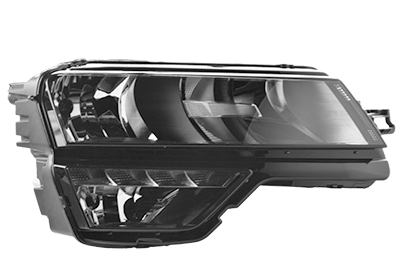 VAN WEZEL Forlygte 7644964n H8 højre for SKODA