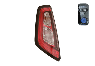 VAN WEZEL Baglygte 1619921 venstre for FIAT