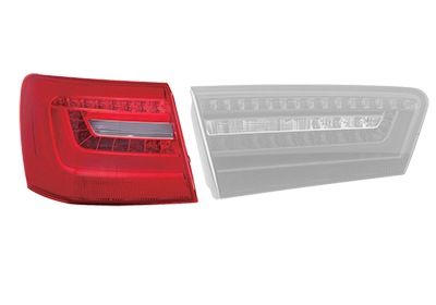 VAN WEZEL Baglygte 0343925u venstre for AUDI