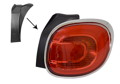 VAN WEZEL Baglygte 1609924 højre for FIAT