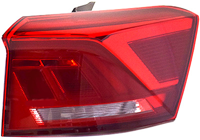 VAN WEZEL Baglygte 5710932 LED højre for VW