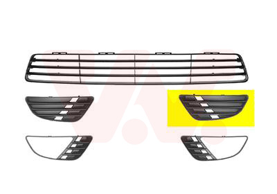 VAN WEZEL Kofangergitter 1805591 foran til venstre for FORD
