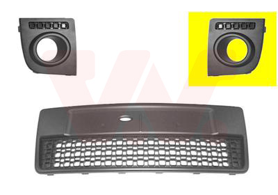 VAN WEZEL Kofangergitter 1811593 foran til venstre for FORD