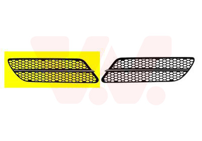 VAN WEZEL Kofangergitter 0148598 foran til højre for ALFA ROMEO