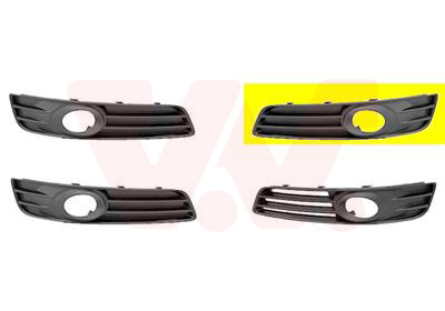 VAN WEZEL Kofangergitter 0334591 foran til venstre for AUDI