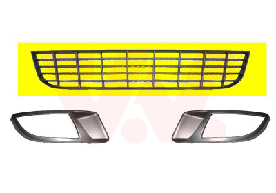 VAN WEZEL Kofangergitter 1629590 foran for FIAT