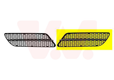 VAN WEZEL Kofangergitter 0148597 foran til venstre for ALFA ROMEO