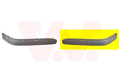 VAN WEZEL Pynte-/beskyttelsesliste, kofanger 3029581 foran til venstre for MERCEDES-BENZ