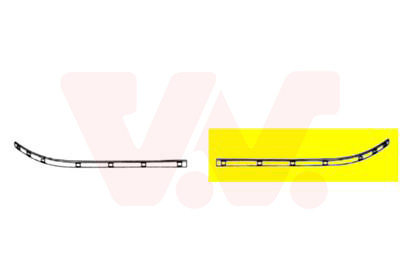 VAN WEZEL Pynte-/beskyttelsesliste, kofanger 3032481 foran til venstre for MERCEDES-BENZ