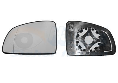 VAN WEZEL Spejlglas, udvendig spejl 3781837 venstre for OPEL
