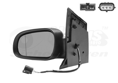 VAN WEZEL Sidespejl 5818817 venstre for VW