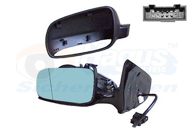 VAN WEZEL Sidespejl 5888807 venstre for VW