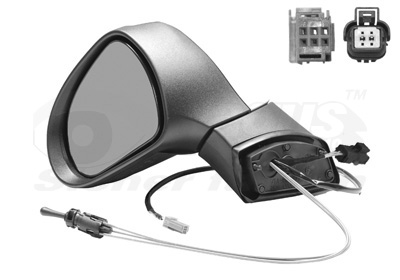VAN WEZEL Sidespejl 4029803 venstre for PEUGEOT