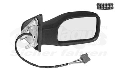 VAN WEZEL Sidespejl 4009808 højre for PEUGEOT