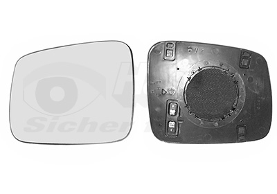 VAN WEZEL Spejlglas, udvendig spejl 5874837 venstre for VW