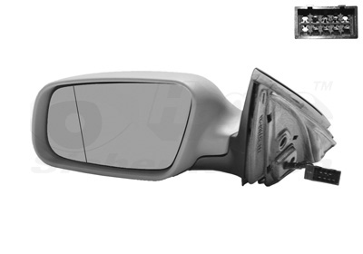 VAN WEZEL Sidespejl 0317807 venstre for AUDI