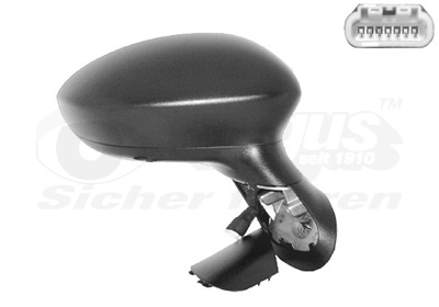 VAN WEZEL Sidespejl 1624808 højre for FIAT