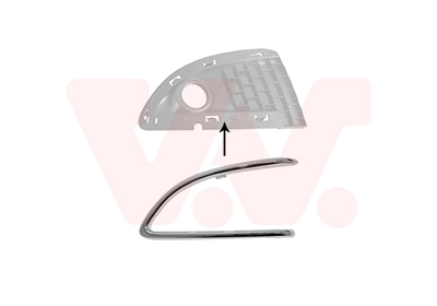 VAN WEZEL Kofangergitter 1779595 foran til venstre for FIAT / LANCIA