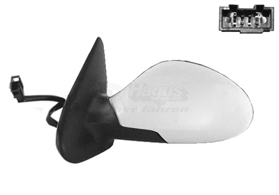 VAN WEZEL Sidespejl 4934817 venstre for SEAT