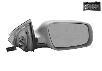VAN WEZEL Sidespejl 0317808 højre for AUDI