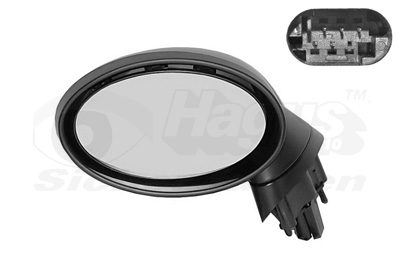 VAN WEZEL Sidespejl 0502807 venstre for MINI
