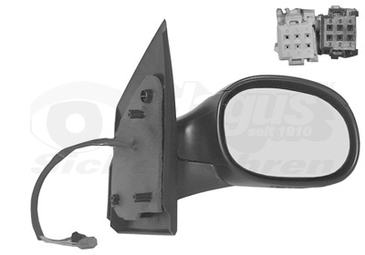 VAN WEZEL Sidespejl 0917808 højre for CITROËN