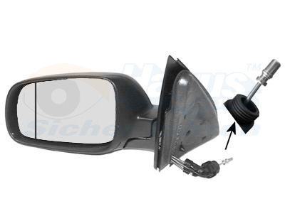 VAN WEZEL Sidespejl 4903803 venstre for SEAT