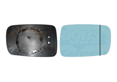 VAN WEZEL Spejlglas, udvendig spejl 0647838 højre for BMW