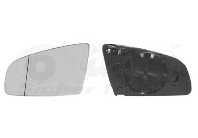 VAN WEZEL Spejlglas, udvendig spejl 0325837 venstre for AUDI