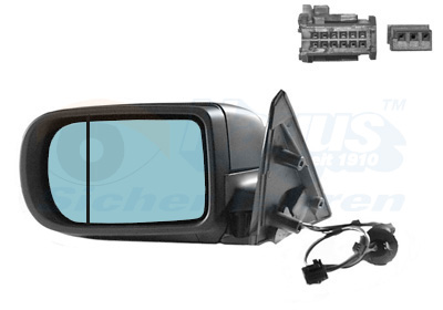 VAN WEZEL Sidespejl 0651807 venstre for BMW