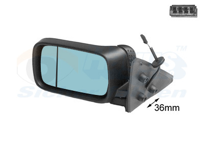VAN WEZEL Sidespejl 0640827 venstre for BMW