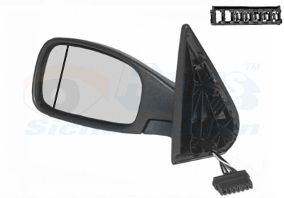 VAN WEZEL Sidespejl 4036817 venstre for PEUGEOT