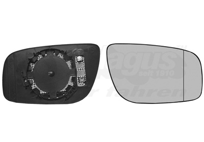 VAN WEZEL Spejlglas, udvendig spejl 3043838 højre for MERCEDES-BENZ