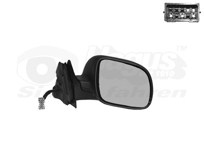VAN WEZEL Sidespejl 0323808 højre for AUDI