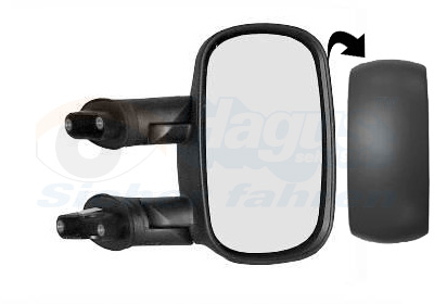 VAN WEZEL Sidespejl 1636802 højre for FIAT